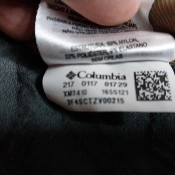 COLUMBIA Size L Tan Elegant Formal Shirt Blouse - Picture 10 of 11